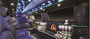 MKT stretch limousine interior